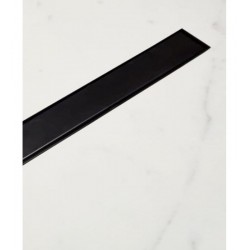 Κανάλι Ντουζiέρας Σιφών Tema 83734N 40cm Ανοξείδωτο με αναστρεφόμενη σχάρα Μαύρο